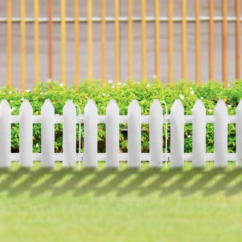 Vilde Płotek ogrodowy biały 20x15 cm 10 szt.