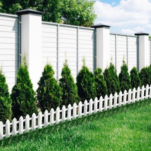 Vilde Płotek ogrodowy biały 20x15 cm 10 szt.