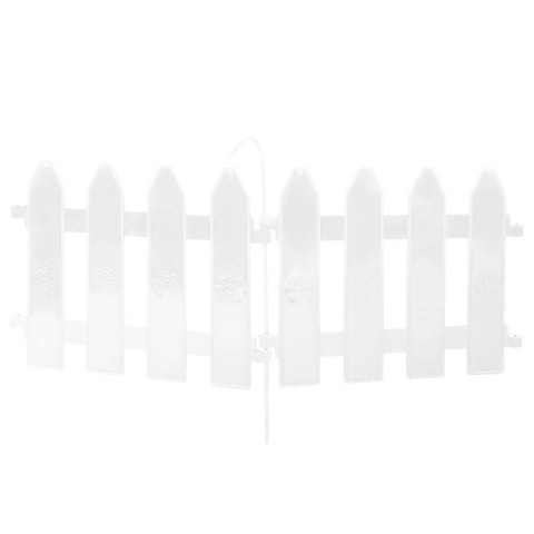 Vilde Płotek ogrodowy biały 20x15 cm 10 szt.