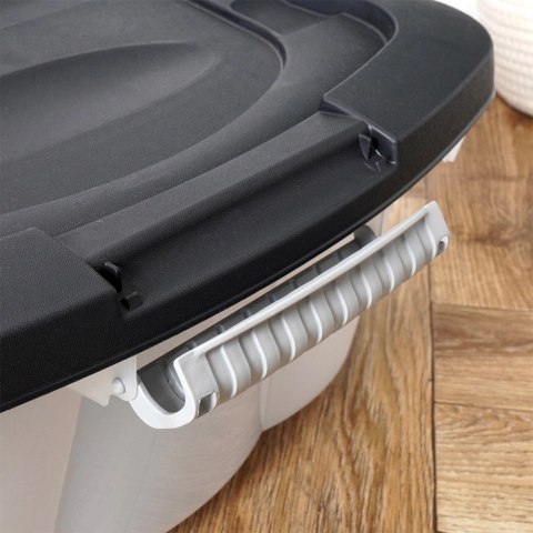 Vilde Pojemnik Organizer z Pokrywką pod Łóżko na Kółkach Niski VILDE 24 l