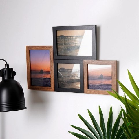 Orion Ramka na Zdjęcia Fotografie Multirama Kolaż na 4 Zdjęcia VILDE 34,5x34,5 cm