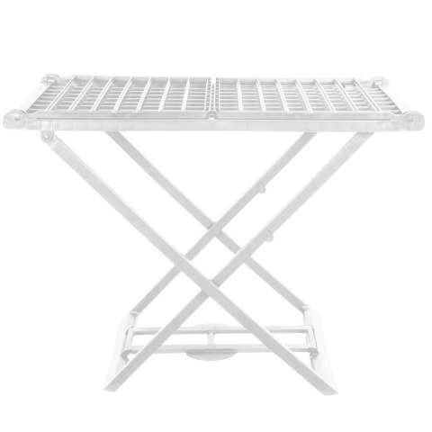 PROGARDEN Suszarka XXL na Pranie Ubrania Biała Rozkładana Solidna PROGARDEN 208 cm