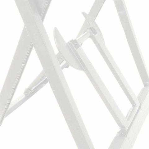 PROGARDEN Suszarka XXL na Pranie Ubrania Biała Rozkładana Solidna PROGARDEN 208 cm