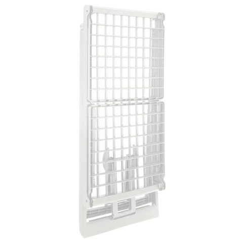 PROGARDEN Suszarka XXL na Pranie Ubrania Biała Rozkładana Solidna PROGARDEN 208 cm