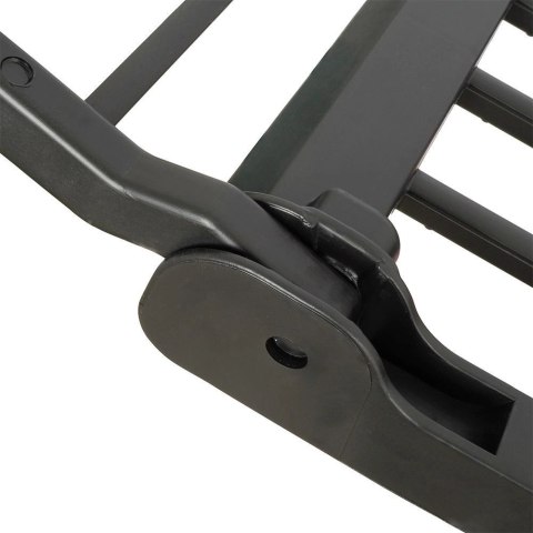 PROGARDEN Suszarka XXL na Pranie Ubrania Czarna Rozkładana Solidna PROGARDEN 208 cm