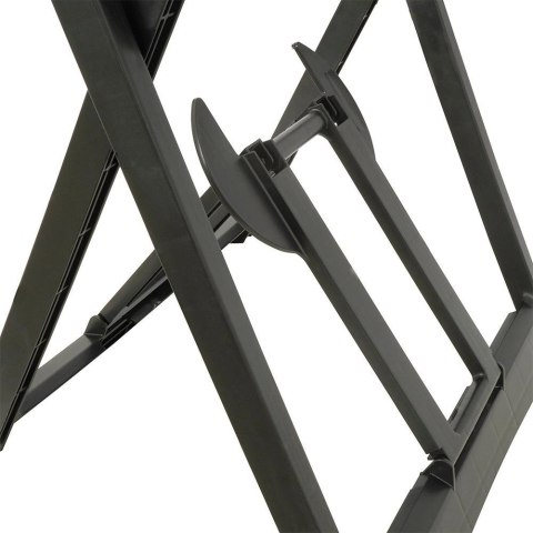 PROGARDEN Suszarka XXL na Pranie Ubrania Czarna Rozkładana Solidna PROGARDEN 208 cm