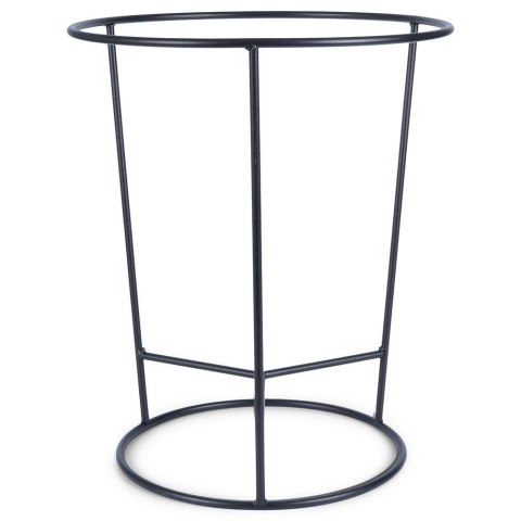 Vilde Stojak na Doniczkę Metalowy Czarny Dwustronny Dekoracyjny 45x53 cm VILDE