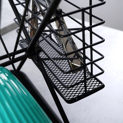 Vilde Suszarka na Naczynia Ociekacz do Naczyń Czarna VILDE 45 x 32 x 25,5 cm