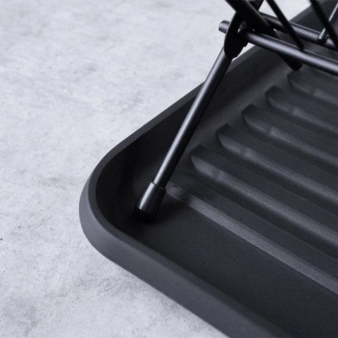 Vilde Suszarka na Naczynia Ociekacz do Naczyń Czarna VILDE 45 x 32 x 25,5 cm