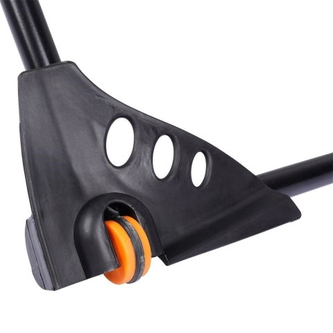 Vilde Suszarka na Pranie Metalowa Czarna Rozsuwana z Kółkami Składana XXL 110-189 cm