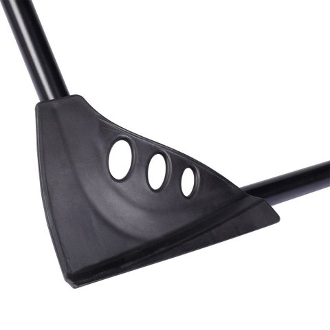 Vilde Suszarka na Pranie Metalowa Czarna Rozsuwana z Kółkami Składana XXL 110-189 cm