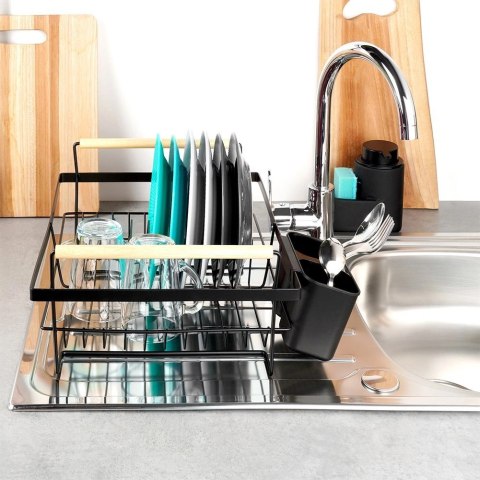 Vilde Suszarka na naczynia czarna 45x33x18 cm