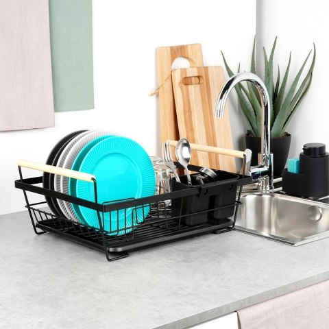 Vilde Suszarka na naczynia czarna 45x33x18 cm