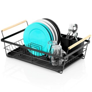 Vilde Suszarka na naczynia czarna 50,5x33x18 cm