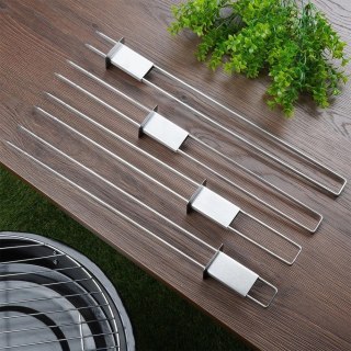 BBQ Szpikulce do Szaszłyków Stalowe Podwójne 36 cm 4 szt.