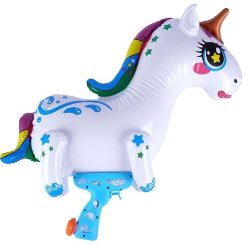 Free & Easy Zabawka Pistolet na Wodę Dmuchany Jednorożec Solidny FREE & EASY 55x18x58cm