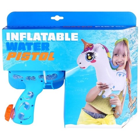 Free & Easy Zabawka Pistolet na Wodę Dmuchany Jednorożec Solidny FREE & EASY 55x18x58cm