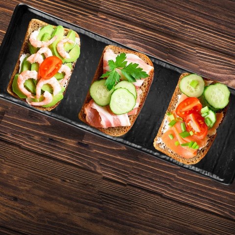 Grupa Orion Sp. z o.o. Taca do serwowania ceramiczna 33,5x12 cm