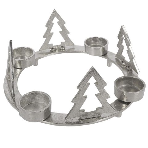 Home Styling Collection Świecznik Tealight 4 Świeczki Świąteczny Loft HOME STYLING COLLECTION 25 cm