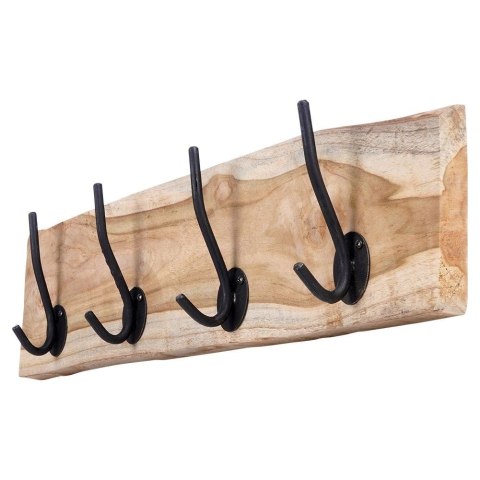Home Styling Collection Wieszak Ścienny na Ubrania Drewniany Solidny HOME STYLING COLLECTION 49,5cm