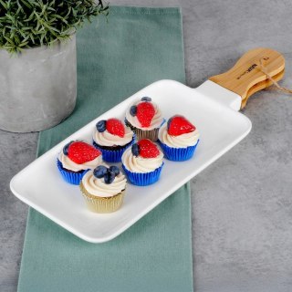 NAVA Talerz Taca do Serwowania Sałatek Przekąsek Porcelana NAVA 40,5 cm