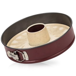 NAVA Tortownica Forma do Babki Okrągła Rozpinana Granitowa Solidna ORION 28 cm