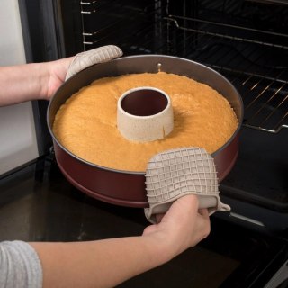 NAVA Tortownica Forma do Babki Okrągła Rozpinana Granitowa Solidna ORION 28 cm