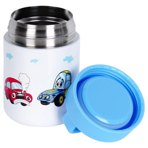 Orion Termos Obiadowy Termiczny Stalowy Dziecięcy dla Dzieci Autka ORION 450ml
