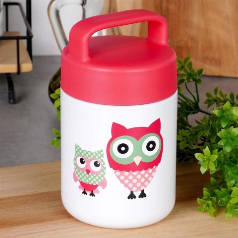 Orion Termos Obiadowy Termiczny Stalowy Dziecięcy dla Dzieci Sowa ORION 450ml