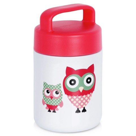 Orion Termos Obiadowy Termiczny Stalowy Dziecięcy dla Dzieci Sowa ORION 450ml