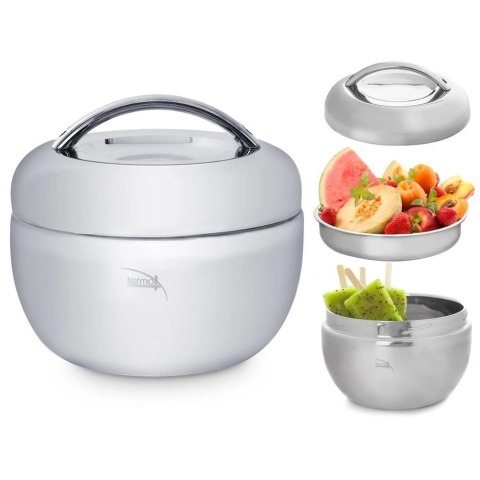 Orion Termos Pojemnik Termiczny na Obiad Obiadowy Stalowy Szczelny ORION 800 ml