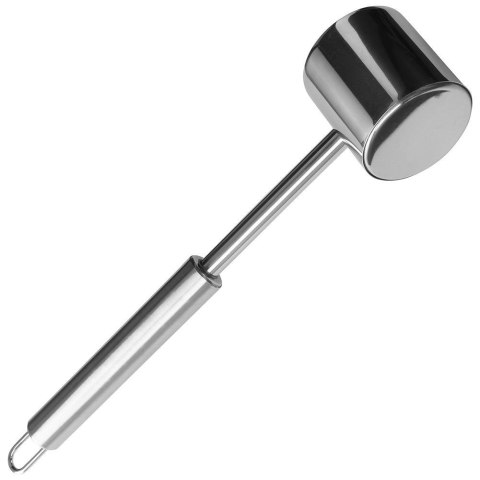 Orion Tłuczek do Mięsa Metalowy Dwustronny z Wypustkami Solidny ORION 27 cm