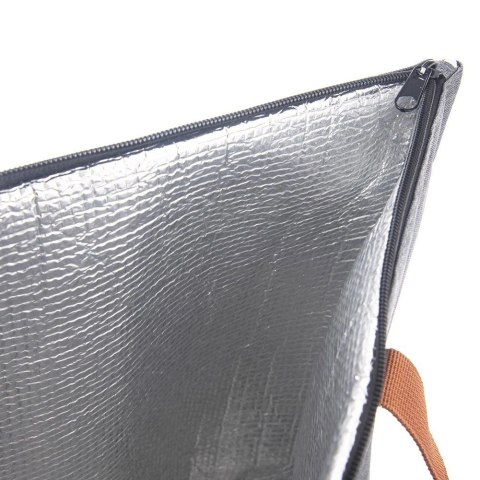 Orion Torba Termiczna Shopper Szara Solidna Wytrzymała ORION 44 x 11 x 35 cm