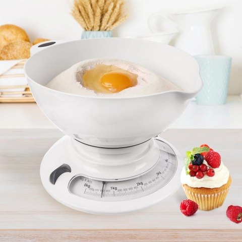 Orion Waga Kuchenna Mechaniczna ze Zdejmowaną Misą Podziałką Solidna ORION 5 kg