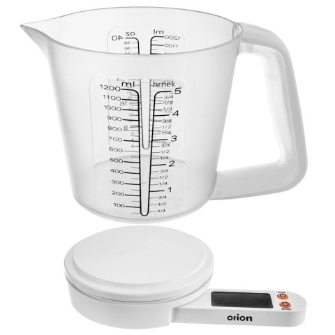 Orion Waga kuchenna z miarką 5 kg, 1,2 l