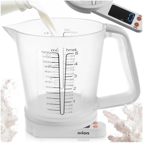 Orion Waga kuchenna z miarką 5 kg, 1,2 l