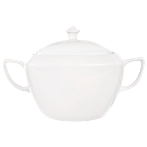 Orion Waza na Zupę Dania Porcelanowa Elegancka Biała Duża z Pokrywą ORION 3,5 l