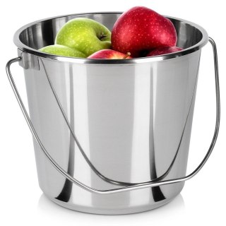 Orion Wiadro Stalowe Nierdzewne Metalowe Ogrodowe ORION 5 L