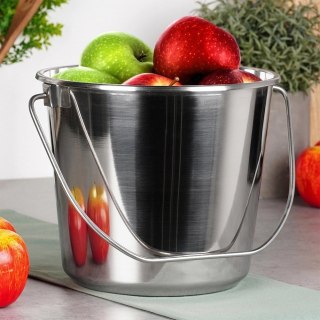 Orion Wiadro Stalowe Nierdzewne Metalowe Ogrodowe ORION 5 L