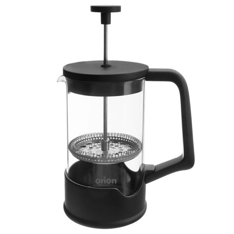 Orion Zaparzacz tłokowy do kawy i herbaty szklany BLACK 400 ml
