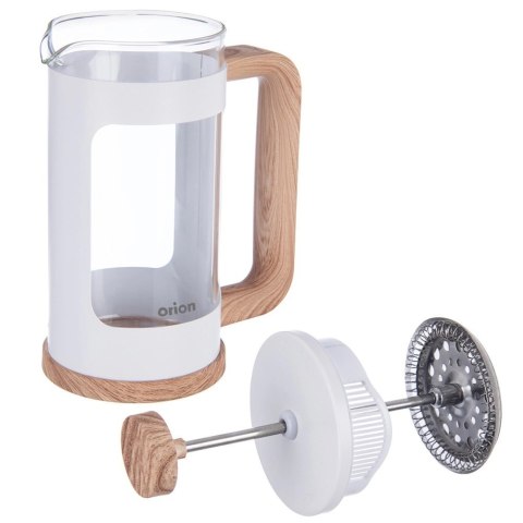 Orion Zaparzacz tłokowy do kawy i herbaty szklany WHITELINE 400 ml
