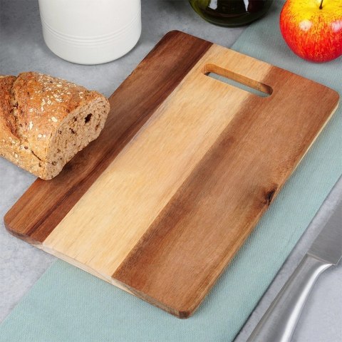 Grupa Orion Sp. z o.o. Deska do Krojenia EXCELLENT HOUSEWARE 30 x 20 cm Akacjowa z Uchem