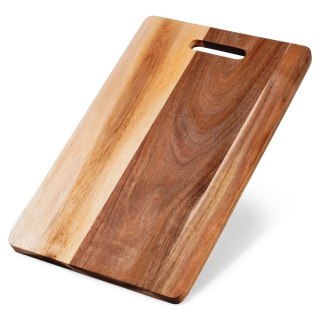 Grupa Orion Sp. z o.o. Deska do Krojenia EXCELLENT HOUSEWARE 36 x 23 cm Akacjowa z Uchem