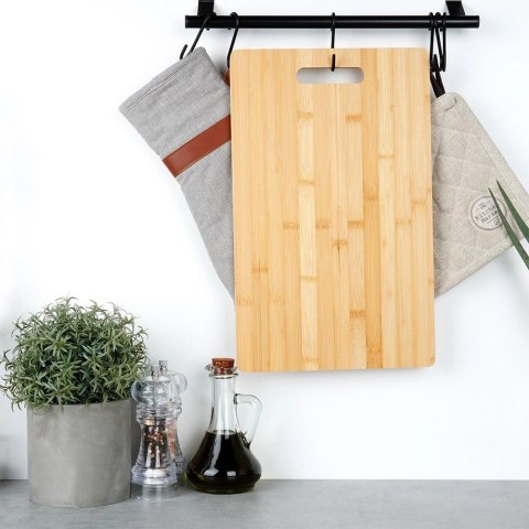 Grupa Orion Sp. z o.o. Deska do Krojenia EXCELLENT HOUSEWARE 40 x 25 cm Bambusowa 0,8 cm z Uchem