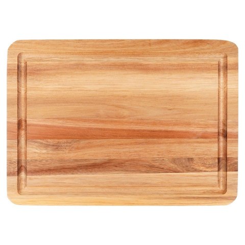 Grupa Orion Sp. z o.o. Deska Akacjowa EXCELLENT HOUSEWARE 28 x 20 cm z Rowkiem do Soków