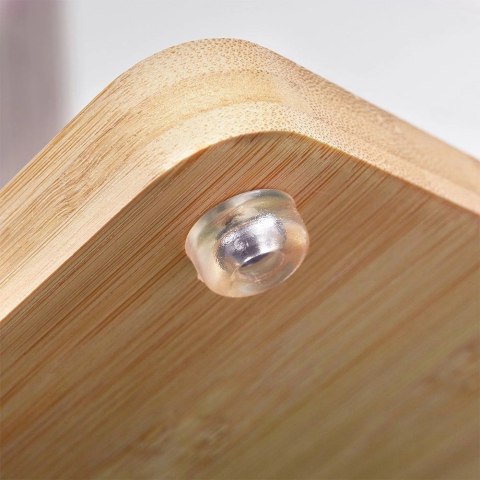 EXCELLENT HOUSEWARE Zestaw Deska do Serów z Nożami Bambusowa Ekologiczna ORION 5 el.