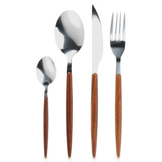 EXCELLENT HOUSEWARE Zestaw Sztućców Stalowych dla 4 Osób Solidne EXCELLENT HOUSEWARE 16 el.