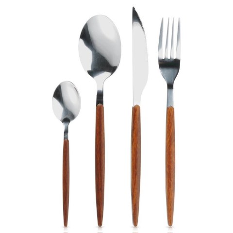 EXCELLENT HOUSEWARE Zestaw Sztućców Stalowych dla 4 Osób Solidne EXCELLENT HOUSEWARE 16 el.