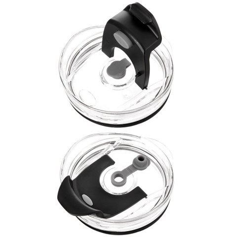 Grupa Orion Sp. z o.o. Kubek termiczny stalowy czarny z uchwytem TERMO 1,2 l