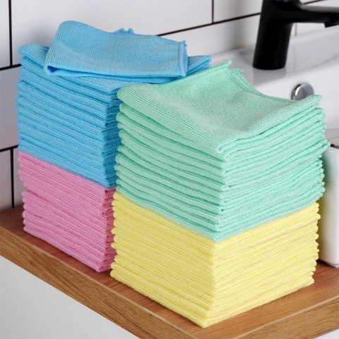 Orion Zestaw 50 szt. Ścierki Ściereczki Kuchenne Mikrofibra Solidne ORION 30x30cm